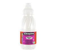 Cléopâtre Peinture Acrylique Princess Mérit Nacrée Blanche En 250 Ml