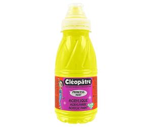 CLEOPATRE - PAM250-8 - Peinture Acrylique Princess Merit - Jaune primaire - Flacon 250 ml 24 x 13 x 16 cm