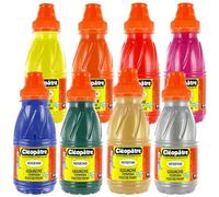 Cléopâtre - PGN250X8B - Peinture Gouache Néfertari Premium - Assortiment de couleurs - Lot de 8 Flacons 250 ml