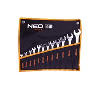 Neo Tools Jeu de clés mixtes 09-752 – 12 pièces 6–22 mm Acier chrome-vanadium