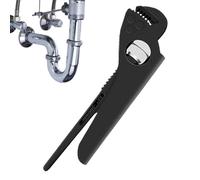 Clés à tuyau e plomberie à réglage rapide de 17,8 à 30,5 cm, outil de réparation robuste pour robinet de garage, joints d'évier de toilette, chauffe-eau, écrous de salle de bain, cuisine