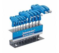 cles males 6 pans allen btr metriques poignee t - Silverline G