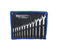 cles mixtes de 6 a 22 mm - trousse de 12 cles finition chromee satine -