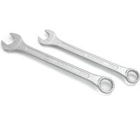 Clés mixtes plates et polygonales 25pcs chrome vanadium 6-32mm trousse enroulable bricolage jeu de clefs mixtes outils