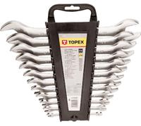 Clés mixtes TOPEX 6-32 mm, jeu de 12 pièces.