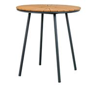 Cleveland table de café Ø70cm extérieur teck,noir.
