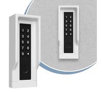 Cleverstation Support mural adapté au Nuki Keypad 2 - Accessoire pour serrure connectée - Cadre pour lecteur d’empreintes pour entrée intelligente - Blanc