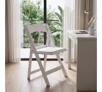Clevich Chaises Pliantes, chaises de Jardin, 1 pièce, jusqu'à 200 kg | Chaise d'invité empilable, rembourrée, en résine résistante aux UV, chaise pliante stable pour invités