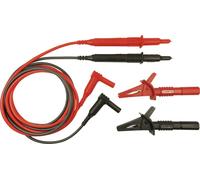 Cliff CIH29890 Set de cordons de mesure de sécurité mâle 4 mm pointe de test 1.50 m rouge, noir 1 pc(s)