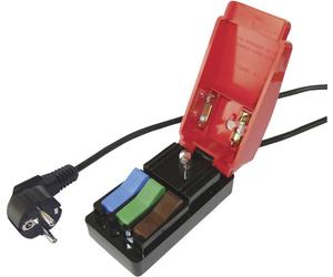 Cliff CL1860 Adaptateur de mesure Prise mâle coudée + contact de protection - connexion rapide