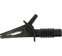 Cliff CRC/01 Pince crocodile de sécurité enfichable 4 mm CAT II 1000 V, CAT III 600 V noir