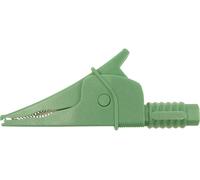 Cliff Croc Clip Pince crocodile de sécurité enfichable 4 mm CAT III 1000 V vert
