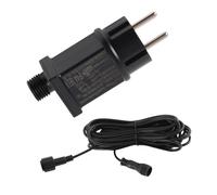 Clignoteur pour Guirlande lumineuse 31V 3.6W IP44 avec Câble d’extension 5m, Transformateur guirlande led 31v 6w étanche pour éclairage de Noël, Rideau Lumineux et Star Shower Motion
