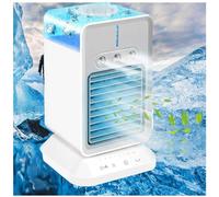 Clim, 3 Vitesses,3 Modes de Brumisation Mini Climatiseur Mobile Silencieux Minuterie 2/4H,120° Oscillation Climatiseur Sans Unité Extérieure Pour La Maison,Petit Bureau
