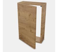 Clim-Box Cache Tableau Électrique, Cache Compteur Électrique, Coffret d’Habillage Tableau Électrique (Bois, H- 55 cm)