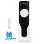 Clim Portable 5 Modes Chaud et Froid, Climatiseur Mobile Sans Évacuation avec Oscillation 180° et Réservoir 3L, Air Cooler Silencieux pour Maison Bureau Salon Chambre (Noir)