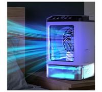 Clim, Réservoir D'eau 900ml,3 en 1 Climatiseur Sans Unité Extérieure 3 Vitesses de Vent et 7 Lumières LED Climatiseur Mobile Sans Évacuation Chambre Pour La Maison Petit Bureau