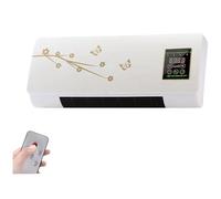 Climafy Mini Split AC Unit, 2 en 1 système mural à chaleur froide, fonctionnement super silencieux avec climatiseur portable à distance, efficace sur le point d'énergie pour la chambre de bureau à dom