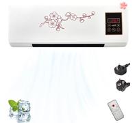 Climafy Pro Portable AC Unit, 12000 BTU Mini Wall Mount Split Max Système, Whisper Quiet 25dB Refroidissement Chauffage pour Bureau de chambre à coucher, Inverseur d'économie d'énergie écologique, Auc