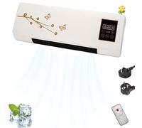 Climafy Pro Portable AC Unit, 12000 BTU Mini Wall Mount Split Max Système, Whisper Quiet 25dB Refroidissement Chauffage pour Bureau de chambre à coucher, Inverseur d'économie d'énergie écologique, Auc