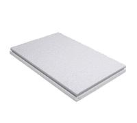 CLIMAPOR Dalle de plafond isolante emboîtable Economie d'énergie - polystyrène - blanc -épaisseur 3 cm - 58 x 38 x 3cm - 2 sachets (~ 1,8 m2)
