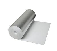 CLIMAPOR Isolant sous papier peint contrecollé alu - polystyrène - 5 m x 0,5 m x ~4 mm - 4 rouleaux (~ 10 m2)