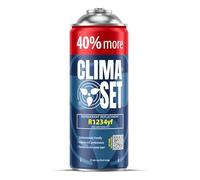 ClimaSet Recharge clim R1234yf - 1x235 g - Climatisation - Climatiseur voiture - Recharge climatisation voiture - Gaz R1234yf - cartouche gaz - ECO - Recharge pour climatisation
