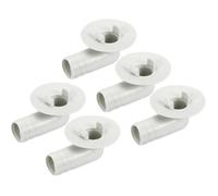Climatisateur Vidange Tuyau Connecteur 17mm Tube Coude Raccord Remplacement Pièce Accessoires, Beige Paquet de 5