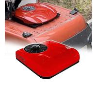 Climatiseur 12 V/24 V CC - Toit ultra fin AC pour mini-fourgonnettes, camions, véhicules tout-terrain et agricoles, camping-cars, pelleteuses - Solution de refroidissement efficace