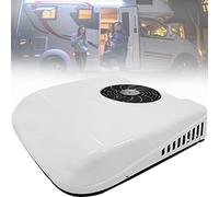 Climatiseur 2 en 1 12V/24V DC Pour RV - Système de Climatisation électrique de Toit et de Stationnement Pour Camping-car, Voiture, Camion, Camper Pe - Blanc - 12V
