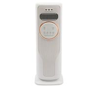 Climatiseur à air, ventilateur, télécommande, fonctions chauffage et refroidissement, BLANC