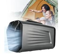 Climatiseur De Camping Portable 5200 Btu, Unité 4-En-1 Silencieuse Et Compacte Pour Tente (Faible Consommation ), Refroidisseur Sans Fenêtre Pour Camping-Car, Camion, Van Aménagé Et Voiture. 24V/220V