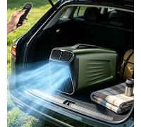 Climatiseur de camping portable 5200BTU, mode veille silencieux 45dB, avec télécommande, for chambre à coucher et petits espaces