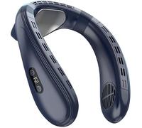 Climatiseur de Cou Portable, Ventilateur de Cou Rafraîchissant Rechargeable 8000mAh, Refroidissement Corps Entier Été