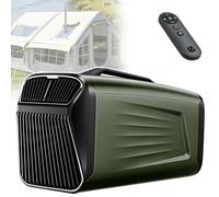 Climatiseur de tente portable 4 en 1, capacité de refroidissement de 5200BTU, avec commandes conviviales via télécommande ou panneau, for le camping en extérieur et en intérieur