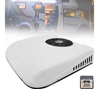 Climatiseur de toit universel pour camion et camping-car, avec refroidissement et chauffage, sans tuyau, peu bruyant, climatiseur de toit pour voiture, climatiseur pour camping-car,12V