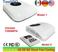 Climatiseur de toit universel pour camping-car Treeligo 13500 BTU 12V 24V, système de climatisation électrique pour véhicules