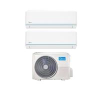 Climatiseur double 12+12 MIDEA DC Inverter R32 M2OE-18HFN8 Ligne 2023 WI FI incluse avec unité extérieure M2OE-18HFN8