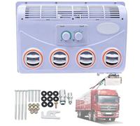 Climatiseur électrique 12V/24V CC, climatiseur de toit pour voiture, camping-car, mini-climatiseur pour voiture, climatiseur de stationnement électrique, pour caravane, camion, camping-car, etc. 24V