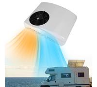 Climatiseur électrique DC 12 V/24 V/48 V pour parking sur le toit RV, unité de climatisation chaude et froide 9000 BTU pour camion, camping-car, remorque, compresseur à défilement,48V