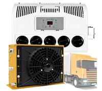 Climatiseur électrique pour camion 12 V/24 V, mini unité AC divisée, climatisation électrique à faible bruit, refroidissement rapide pour semi-camion, camping-car, véhicule de construction, grue