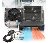 Climatiseur électrique universel Aspligo 12V 2025 pour voiture, camion, bus, camping-car, compresseur sous le tableau de bord