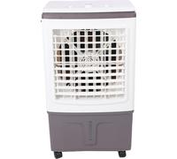 Climatiseur évaporatif, 26 l, portable, 3 000 m³/h, oscillation automatique, fonction 3-en-1 : humidificateur, ventilateur, 3 vitesses, 2 blocs réfrigérants, prise UE, 220 V, 60 Hz