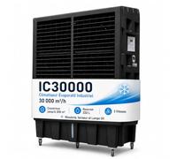 Climatiseur Évaporatif Industriel Vonala IC30000 - Refroidisseur d'Air Professionnel avec Lampe UV et Ionisation, Réservoir 220L, Débit 30000 m³/h, Couverture 300m²