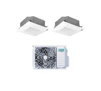 Climatiseur Hisense dual split inverter cassette 9000+12000 avec télécommande R-32