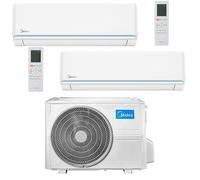 Climatiseur Midea Série Evolution Dual Split Inverter 9+12 avec M2OG-14HFN8-Q R-32 Prêt Wi-Fi