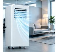 Climatiseur Mobile 12000 BTU, Pompe à Chaleur Réversible, Silencieux