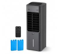 Climatiseur Mobile 3 en 1, Climatiseur Portable Silencieux, Réservoir de 5.5 L, 3 Vitesses, Commande Tactile et Télécommande, Oscillation 60°, Minuterie 7H, pour Chambre et Bureau