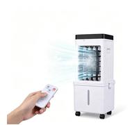 Climatiseur Mobile 3 en 1, Rafraichisseur d'Air grand réservoir d'eau 15 L et télécommande 3 vitesses réglables 3 modes ventilation