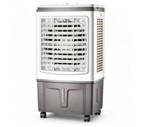Climatiseur Mobile, 30 L Refroidisseur d'Air Évaporatif avec Télécommande, 3 Vitesses et 3 Modes, Minuterie 7.5H, 100 W Climatisation Portable pour Maison Bureau Chambre Garage